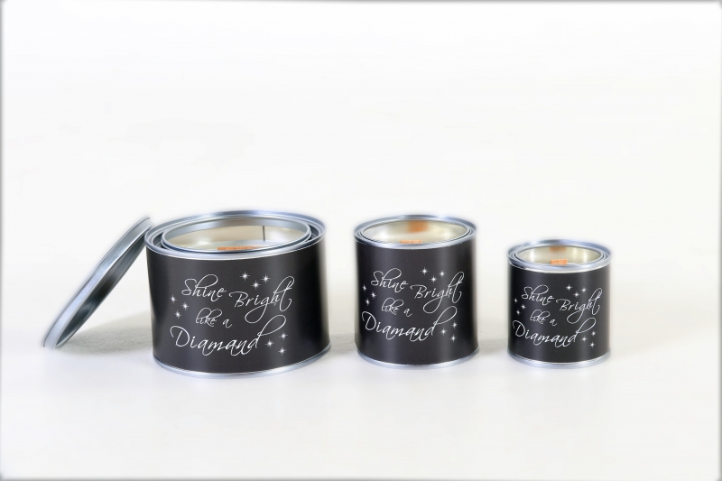 Soja wax kaars Shine bright like a diamond