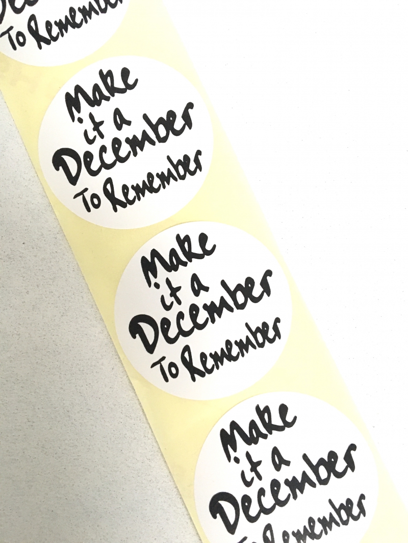 Sticker December
