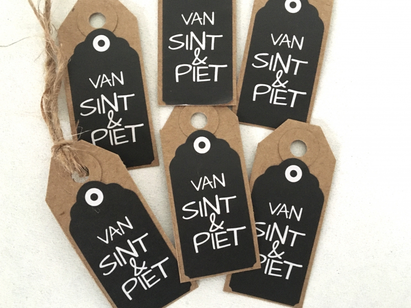 Sticker Sint en Piet