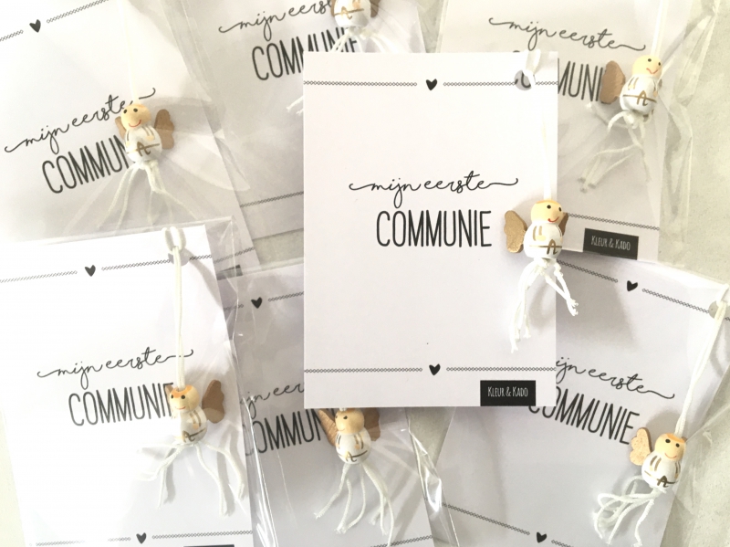 Gelukskaartje communie