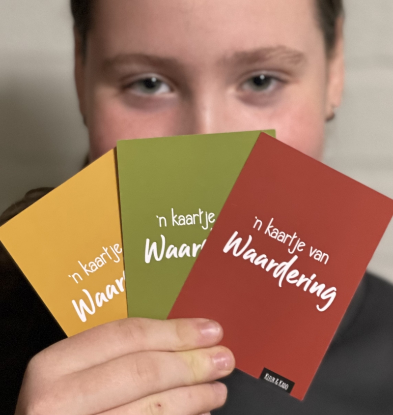 Kadokaartje van Waardering
