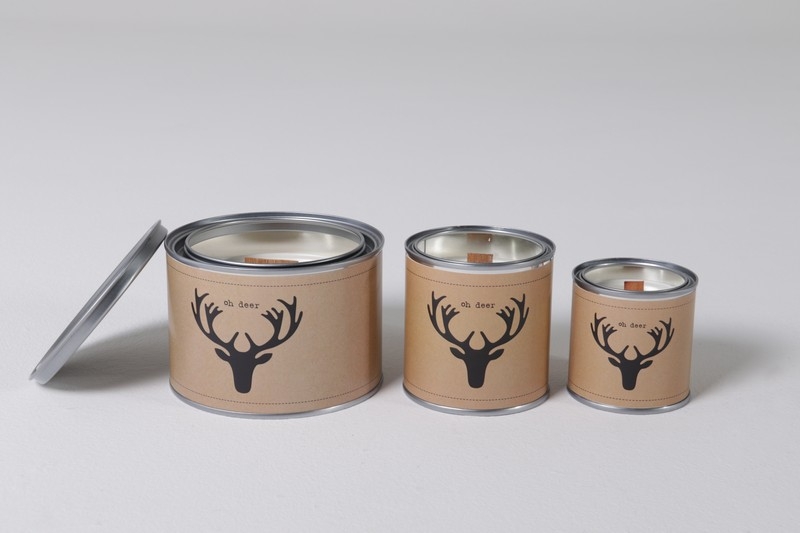 Soja wax kaars Oh deer